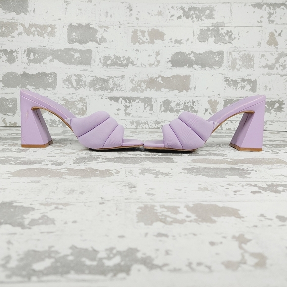 NEW Open Edit Sheena Black Summer Block Heel Sandals O146 - Picture 7 of 15